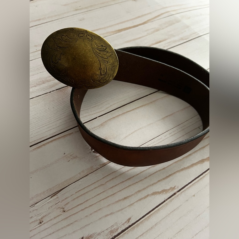 Vintage Genuine Leather Belt